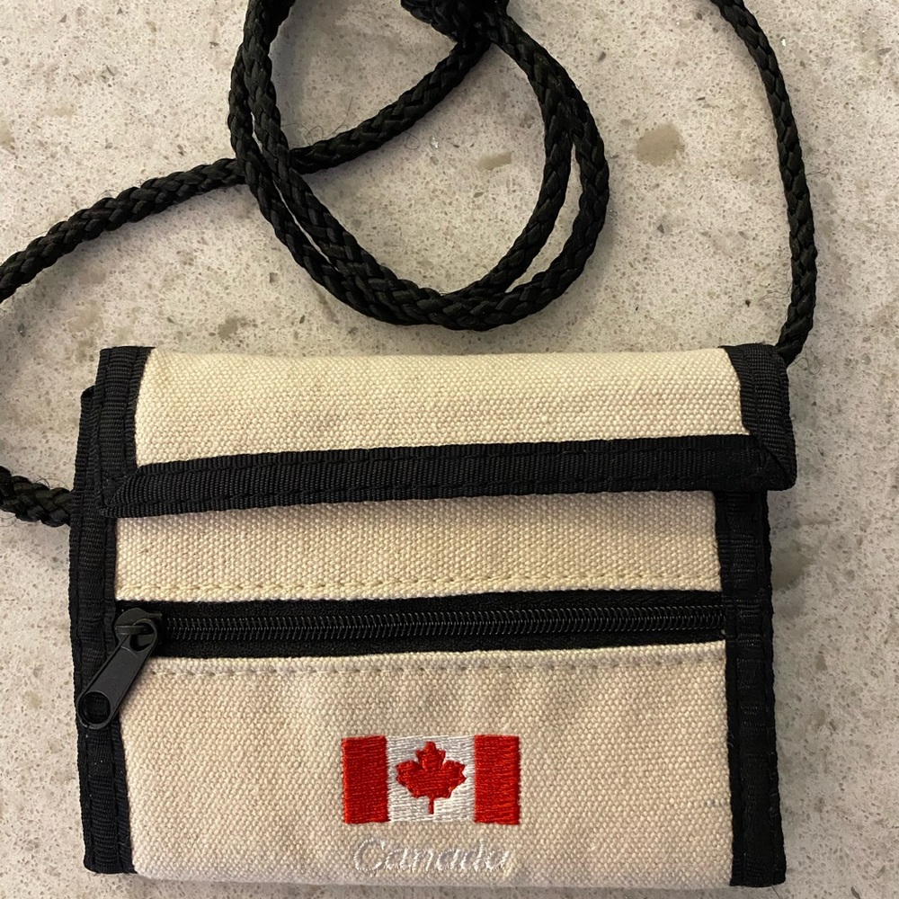 Canada Cloth Travel Wallet